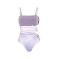 thumbnail image 6 of 2024 High Quality One Piece Swimsuit Floral Ruffle Printed Push Up Women Bikini Set Swimwear Push Up Bathing Suit Beach Wear (CY2513B1,L), 6 of 6