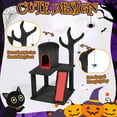 thumbnail image 2 of VINGLI Halloween Cat Toy & Scratch Post, Halloween-Themed Cat Climbing Tree with Cat Condo, Spooky Cat Tower in Multiple Sizes, 2 of 12