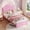 Twin Pink, variant on Kojooin Twin Princess Bed Frame with Storage Drawers and LED Lights, Velvet Crystal Button Upholstered Platform Bed