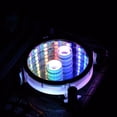 thumbnail image 4 of Bloque enfriador de CPU de agua para CPU de computadora, kit de enfriador Pr-Xpm de 0.4 mm, RGB, bloque de enfriamiento de agua para la serie Macarena Bloque de enfriamiento, 4 of 8