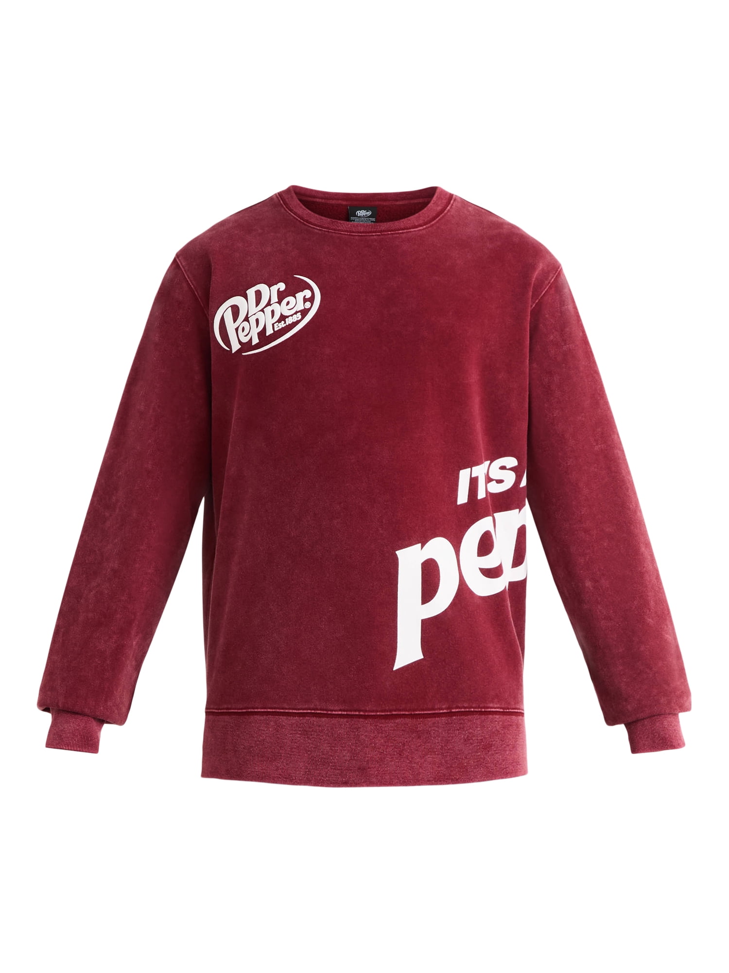 Dr Pepper Men's & Big Men's Graphic Fleece, Sizes XS-3XL