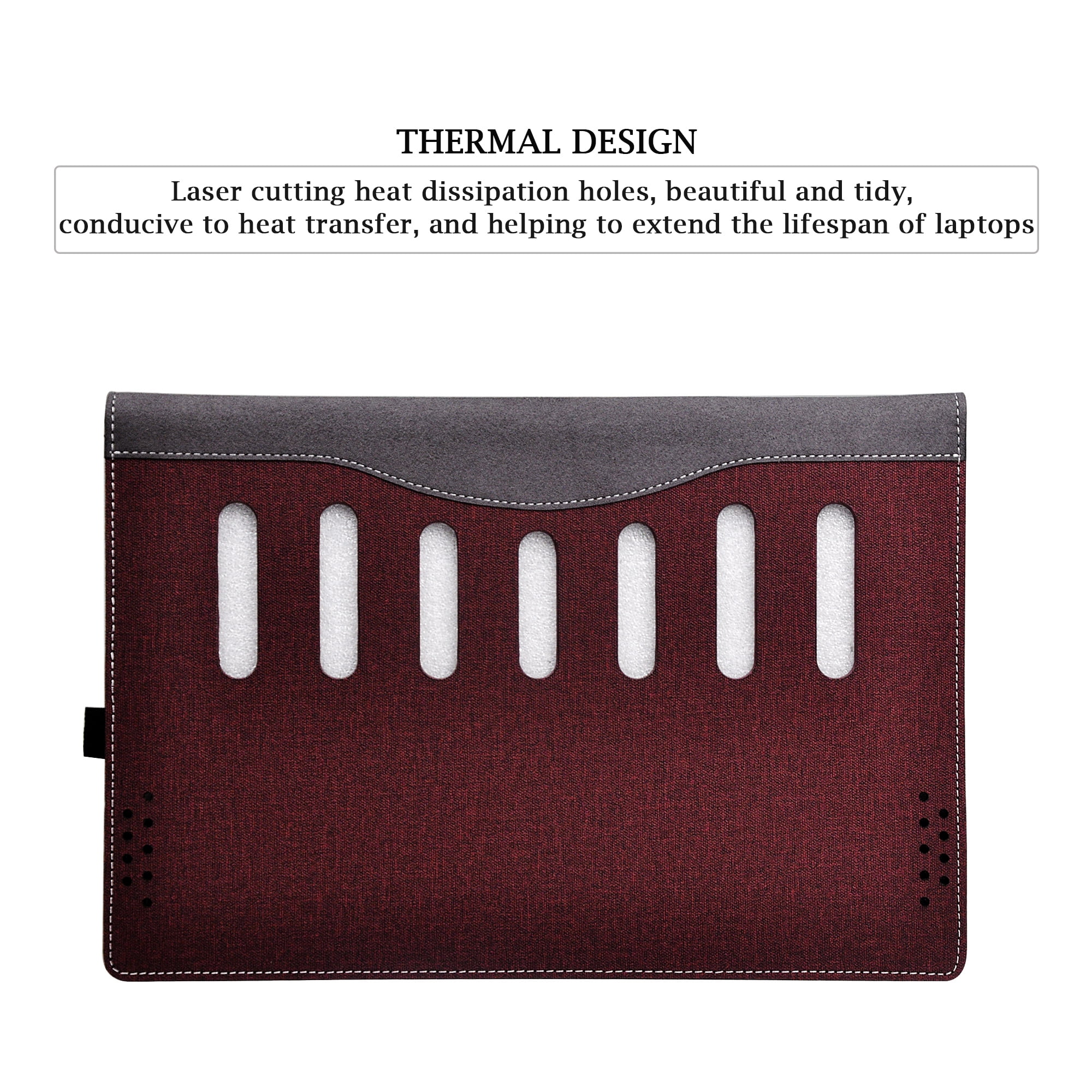 Laptop Case Cover for 14 inch HP Elitebook 645 G9 G10 & HP EliteBook 640 G9 G10,PU Leather Notebook PC Sleeve Protective Bag Accessories