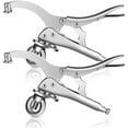 thumbnail image 1 of 2 Pieces Drill Press Locking Clamp Fix Clamp Drill Press Vise Bench Clamp Woodworking Vise Welding Clamp Drill Press (9 Inch), 1 of 5