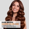 thumbnail image 3 of Dark Brown Hair Dye Shampoo 3 in 1 for Men Women, Natural Hair Color Shampoo for 100% Gray Coverage, Brown Hair Dye Colors in 10-15 mins, Shampoo Para Canas Hair Dye Shampoo 16.9 Fl Oz, 3 of 7