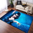 thumbnail image 1 of Ice And Snow World Carpet, Bedroom, Princess, Bedside, Elsa Floor Mat, Very Suitable For Living Room, Large Dining Room-QQ, 1 of 2