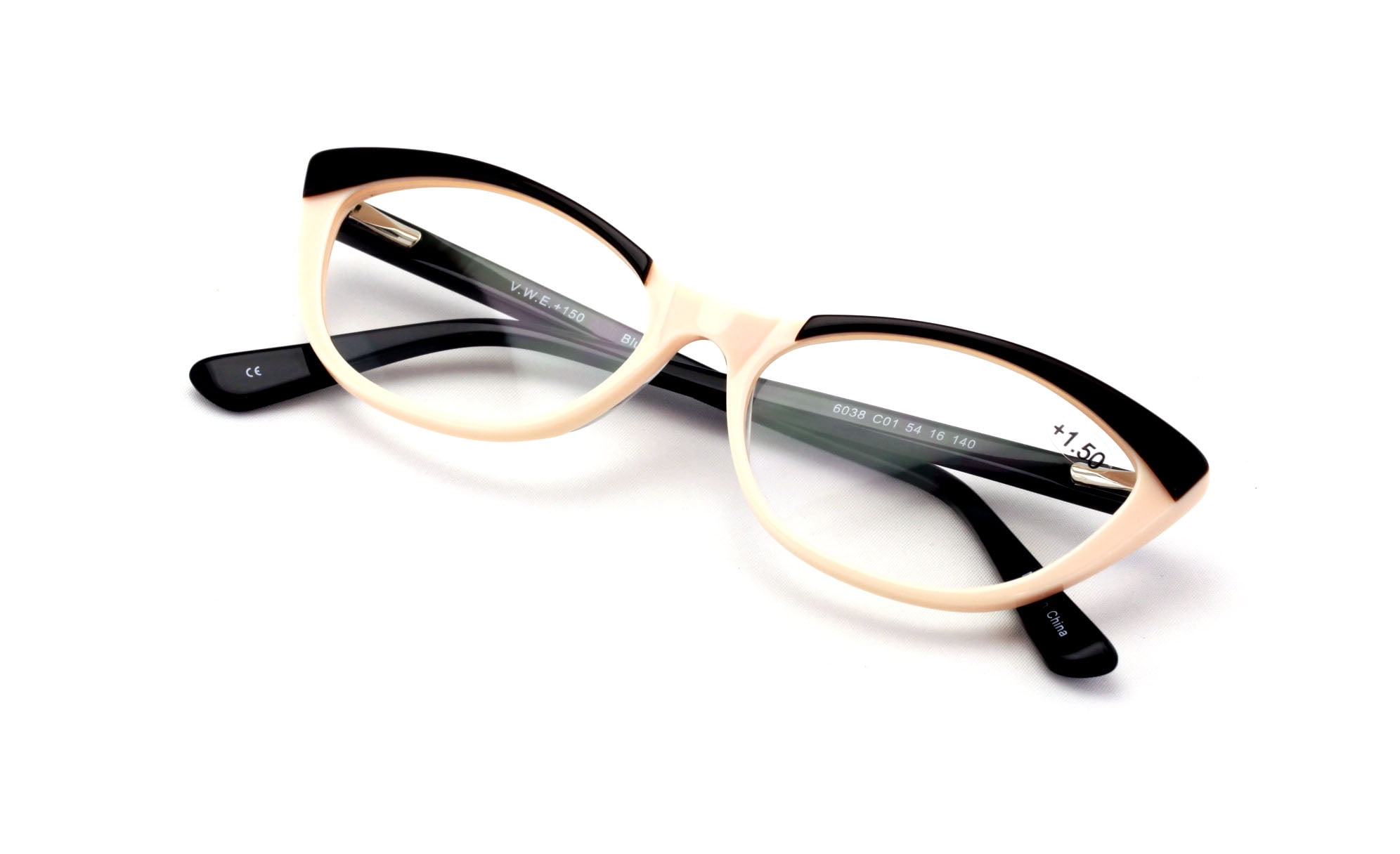 Womens Reading Glasses Cateye ladies Eyeglass Frames Vintage Reader for Women 