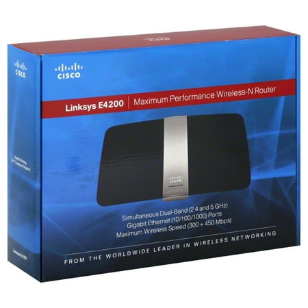 Linkysys E4200 Maximum Performance Dual-Band (Best Performance Router 2019)