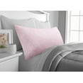 thumbnail image 4 of Mainstays Modern 85 GMS Pink and White Dots Microfiber Body Pillow Cover 20"x52", 4 of 6