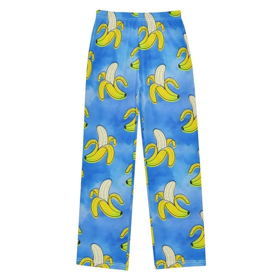 joogoo Bananas Tie Dye Pajama Pants Pj Bottoms Sleepwear Lounge L