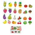 thumbnail image 4 of Milaget Early Education Matching Cartoon Puzzles Early Learning Educational Activity Fruits Vegetables, 4 of 9