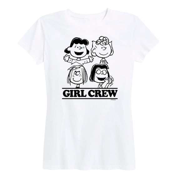 Peanuts - Girl Crew - Women's Short Sleeve Graphic T-Shirt
