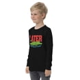 thumbnail image 2 of Later Gator Youth Long Sleeve Graphic T-Shirt – Fun Cotton Casual Tee (Black, S), 2 of 3
