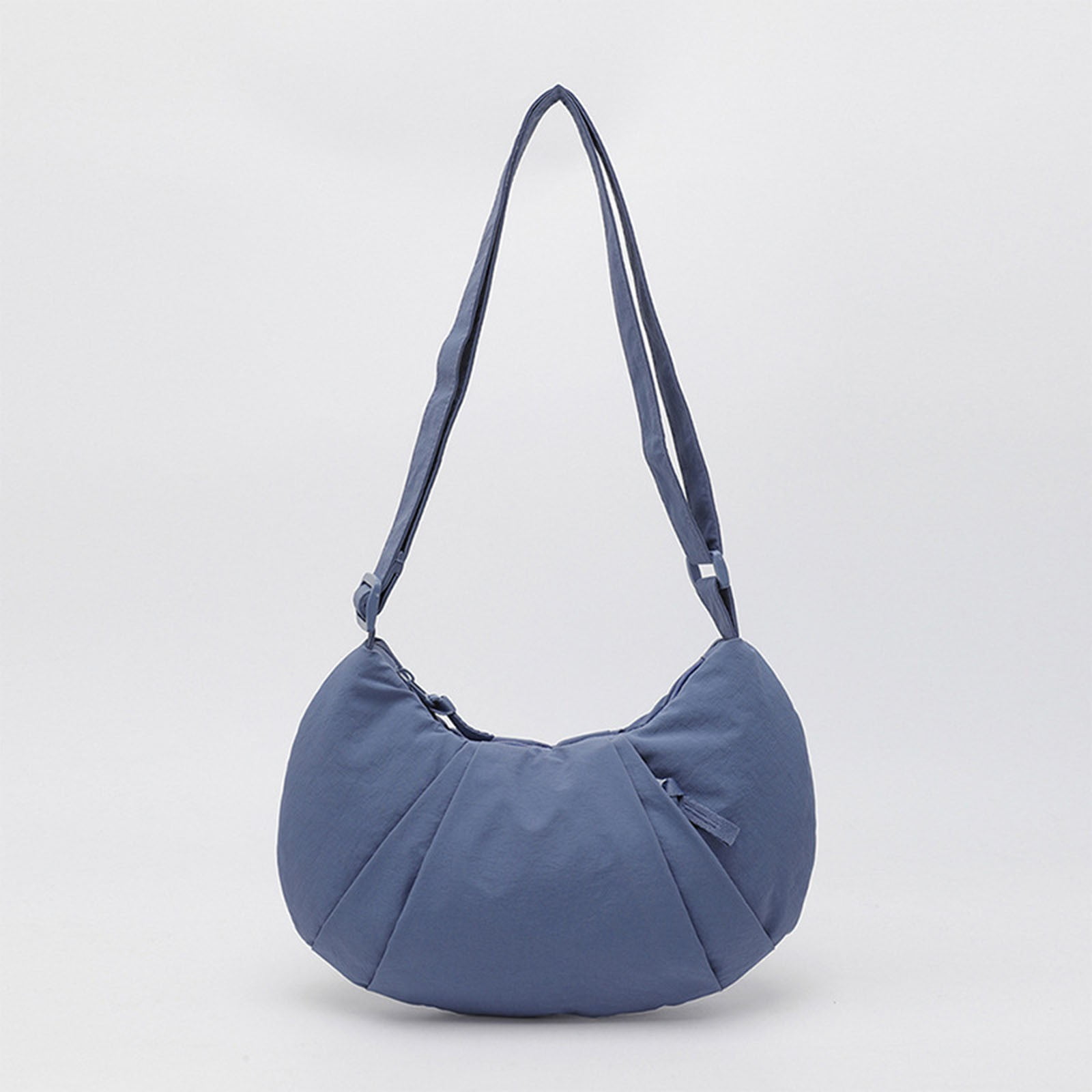 Bolso Cruzado De Nylon Para Mujer, Bolsillo Frontal Reforzado, Color Negro