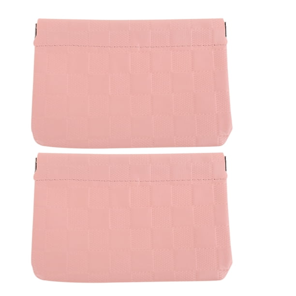 2 bolsas de maquillaje de viaje para mujer, pequeñas bolsas de cosméticos para bolso, organizador portátil de lápiz labial, neceser compacto para viajar.