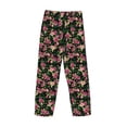 thumbnail image 5 of Goofa Rose Flowers Printed Soft Pajama Pants for Men, Wide Leg Comfy Casual Lounge Yoga Pants-Large, 5 of 9