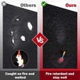 thumbnail image 4 of Carbon Felt Welding Blanket Fireproof - 2 Packs 20x36Inch Heat Resistants Fabric 1800°F High Temp Insulation Pad, 4 of 7