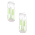 thumbnail image 1 of Oleegame 2PC Stainless Steel Cutlery Set Baby Spoon And Fork Set Travel Case Bendable & Non Slip Handle Baby Training Spoon With Storage Box Portable Baby Tableware For Babies Infants Toddlers, 1 of 9