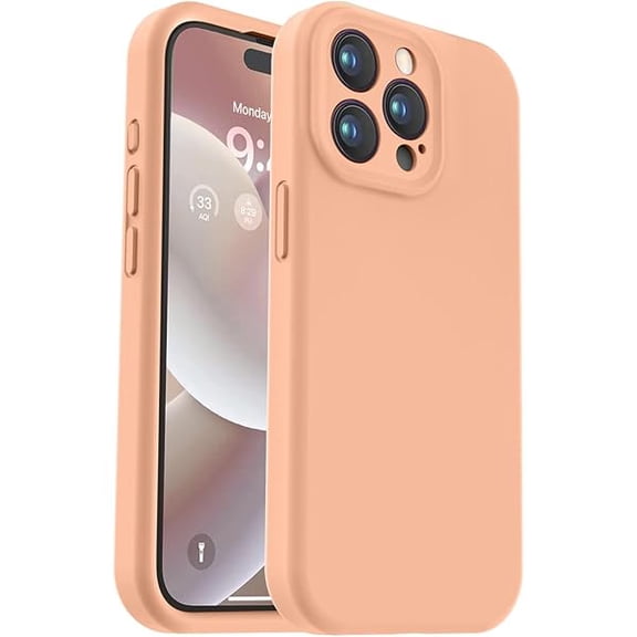 Eryueer Compatible with iPhone 15 Pro Case, Upgrade Defender Liquid Silicone, [Enhanced Camera Protection] [Soft Anti-Scratch Microfiber Lining] Shockproof Phone Case iPhone 15 Pro 6.1 inch -