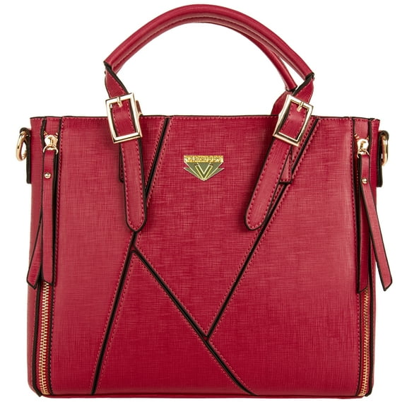 Vangoddy Women's Pallia Vegan Leather Satchel Handbag