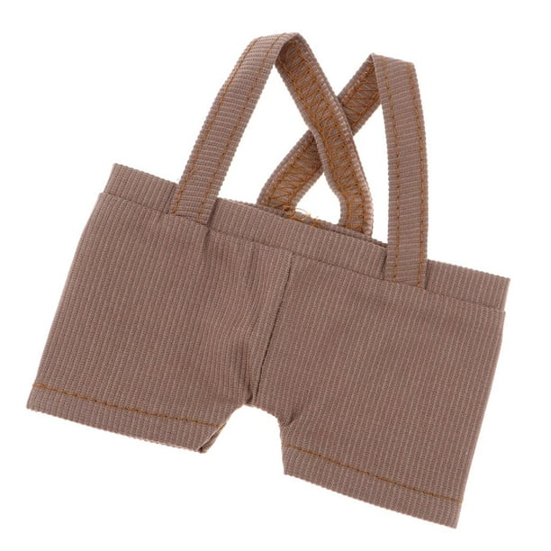 Mini Babero Pantalones Babero Pantalones Ropa Para 20-23 Cm Animales De Oso Trajes De Juguete De CUTICAT Pantalones de la muñeca