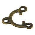 thumbnail image 2 of maskred Exquis Filigrane 3-Trous Connecteur Menuiser Bijoux Bricolage Résultats Vintage Bronze 1Set, 2 of 5