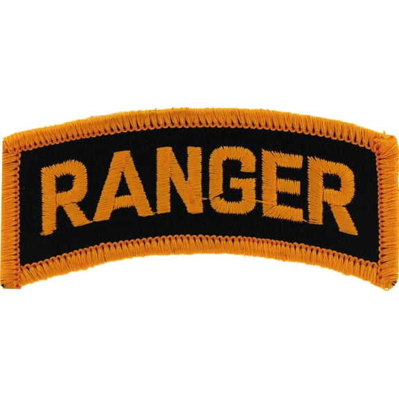 U.S. Army Ranger Patch Black & Yellow 3"