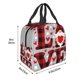 thumbnail image 3 of Balery Buffalo Plaid Love And Gnome Bolsa de Almuerzo Aislada – Caja de Almuerzo con Papel de Aluminio Grueso, Mantiene la Comida Fresca por 4 Horas, 3 of 8