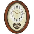 thumbnail image 2 of Rhythm 4MJ400WD23 Caprice Wall Clock - Brown, 2 of 4