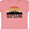 thumbnail image 4 of Inktastic Seattle Washington Skyline Sunset Boys or Girls Baby T-Shirt, 4 of 5