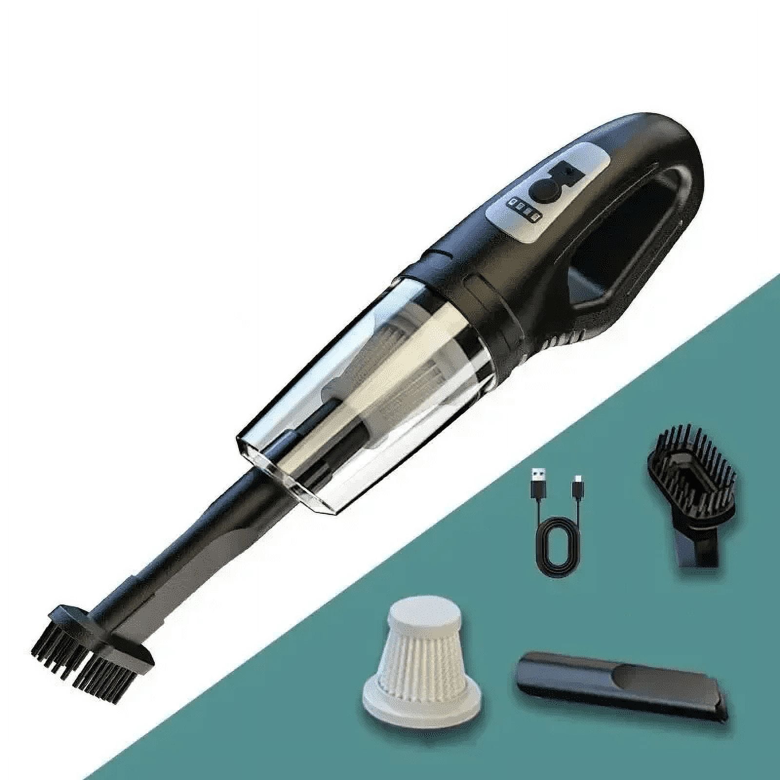 12W Car Cordless Vacuum Cleaner Portable Wet Dry Vacuum Cleaner Powerful Suction Handheld Vacuum Lightweight for Vehicle/Home