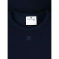 thumbnail image 3 of Courrèges Tone-On-Tone Logo T-Shirt – Navy Blue (Women's), 3 of 3
