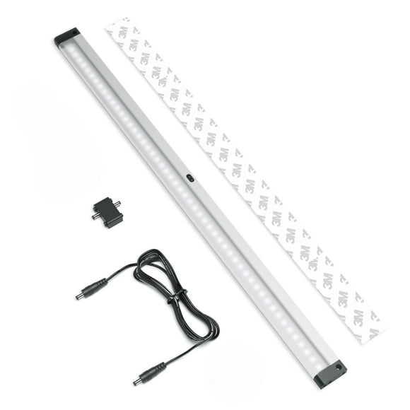 EShine Extra Long 20 inch LED Dimmable Under Cabinet Lighting Panel- with IR Sensor - with Accessories (No Power Supply Included), Cool White (6000K)