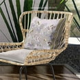 thumbnail image 2 of Amrita Sen Designs CAPL721BrCDS-ZP-26x26 26 x 26 in. Honeybee on Flower Broadcloth Indoor & Outdoor Zippered Pillow - Purple & Brown, 2 of 4