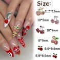 thumbnail image 3 of Adornos para Uñas PBPCGBW 12 Piezas Cerezas con Rhinestones para DIY, 3 of 7
