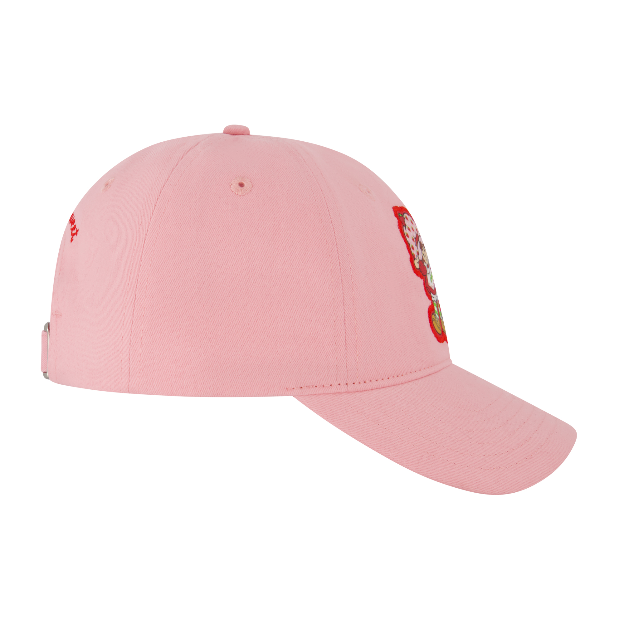 Strawberry Shortcake Baseball Hat, Life is Sweet Adjustable Unisex Baseball Cap, Pink, One Size