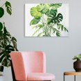 thumbnail image 3 of Fenyluxe Green Leaves Canvas Prints Wall Art Home Decor Ready To Hang - Ideal Choice for Room, Living Room, Office, Hotel, and More 16x12in, 3 of 6
