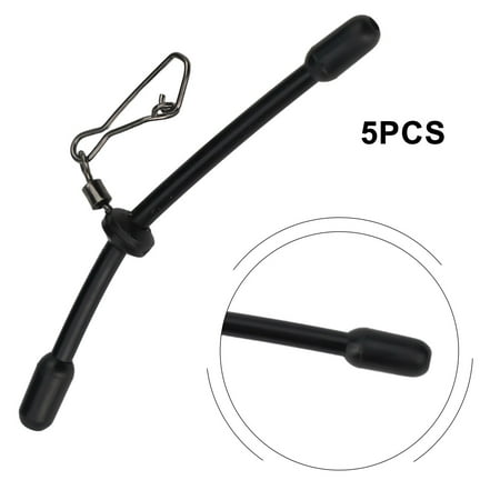 5pcs Professional Feeder Fishing Boom With Rolling Swivel Boom With Snap Tube Balance Connector Fishing Feeder Tools