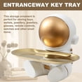thumbnail image 4 of Spaceman Candy Bowl Astronauta Estatua Bandeja Almacenamiento para Escritorio Oficina, 4 of 9