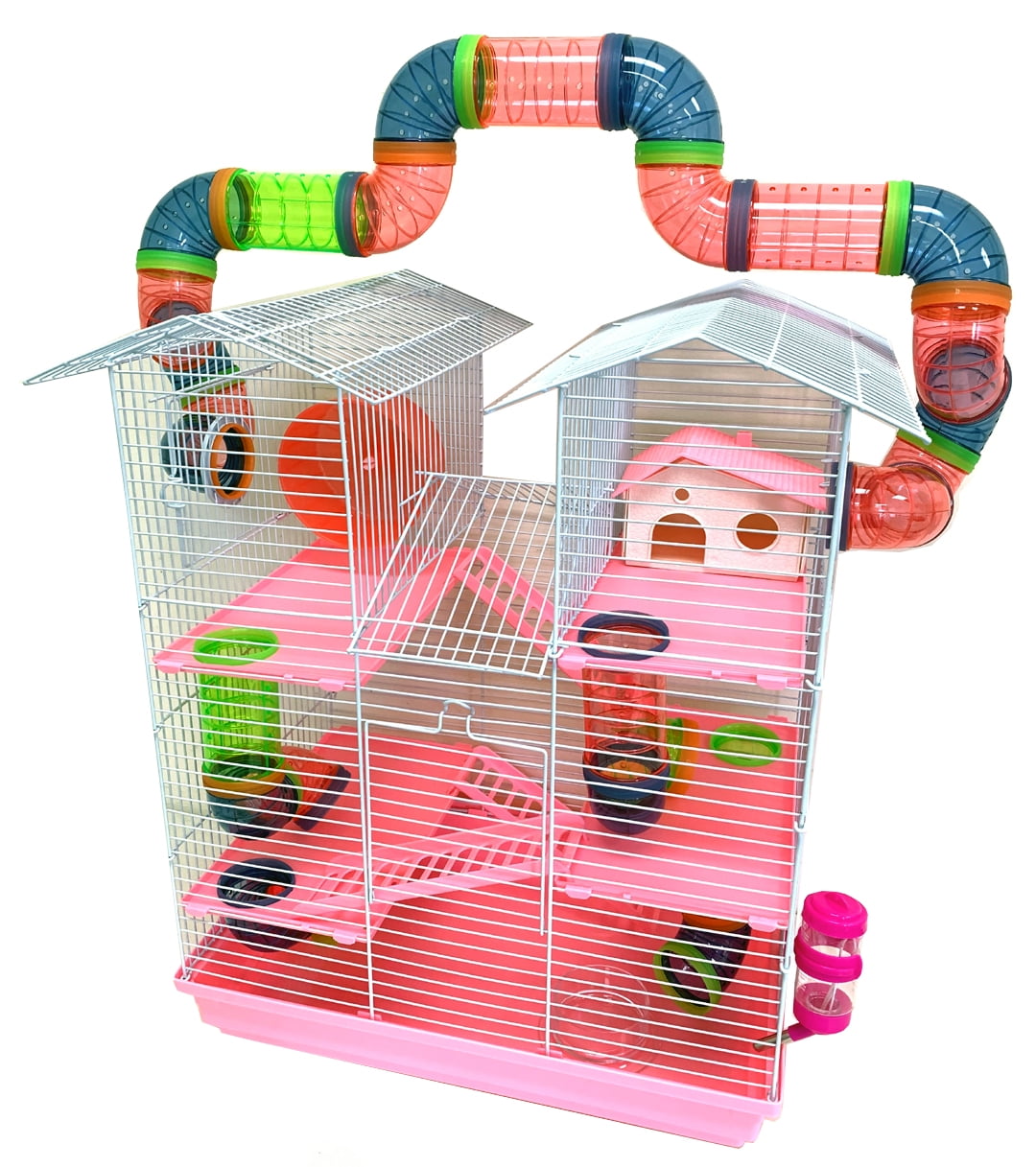 Top Play Zone 5 Level Dwarf Hamster Habitat Rodent Gerbil Rat Mouse Mice Cage 