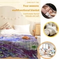 thumbnail image 2 of Colorful Peacock Blanket , Peacock Feathers Comfortable Warm Blanket, Light Weight Cozy Plush Blanket ,for All Season Living Room Bedroom Couch 40"x30", 2 of 6