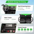 thumbnail image 5 of M optimized 2 Seater Ride On Dump Truck, 24V Battery Powered UTV, Ride On Car Toys with Remote Control, EVA Tires, 4WD Electric Vehicle with Headlights for Boys & Girls, 5 of 7