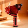 thumbnail image 1 of OULII 1Pc Red Handheld Tape Dispenser with Ergonomic Grip for Packaging and Warehouse Use, 1 of 7