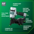 thumbnail image 4 of Metabo HPT NV45AB2 Roofing Nailer, Pro-Preferred Pneumatic Power Tool for Asphalt Shingles, 4 of 11