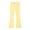 Yellow, variant on Nskgu Girls Flare Leggings High Waist Bell Bottom Pants Kids Cotton Casual Clothes for Teen Girl