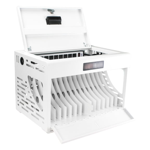 16 Bay Design - Charge Various Devices - Office/Classroom/Library - Secure Device Storage