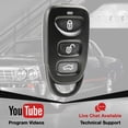 thumbnail image 3 of Key Fob Remote 3-Button Replacement for 2010-2016 Kia Optima Hyundai Veloster (NYOSEKS-TF10ATX), 3 of 5