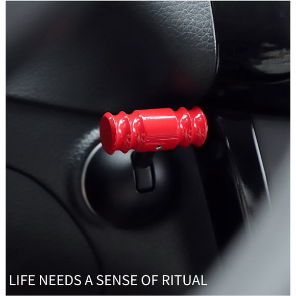 Grande Économie, Couvercle de Bouton de Démarrage Poussoir de Voiture HWRETIE - Couvercle de Commutateur à Bascule Décoratif pour Bouton de Démarrage d'Allumage Automobile