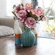 thumbnail image 4 of Ramo de flores artificiales de seda | Arreglo floral de rosas y peonías para decoración del hogar, centros de mesa para bodas, decoración de fiestas, relleno de jarrones para escritorio de oficina, 4 of 6