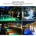 thumbnail image 4 of 460LED AC12V Remote Control Colorful Underwater Lights 35W Swimming Pool Wall Light, 4 of 8