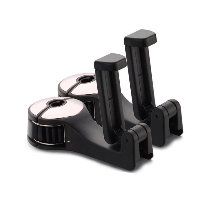 Soporte Multifuncional Para Teléfono Móvil Gancho Creativo Para Reposacabezas Trasero De Coche Tipo De Bloqueo De Coche Soporte Para Teléfono Móvil 2 Uds Yuarrent VI012147-02